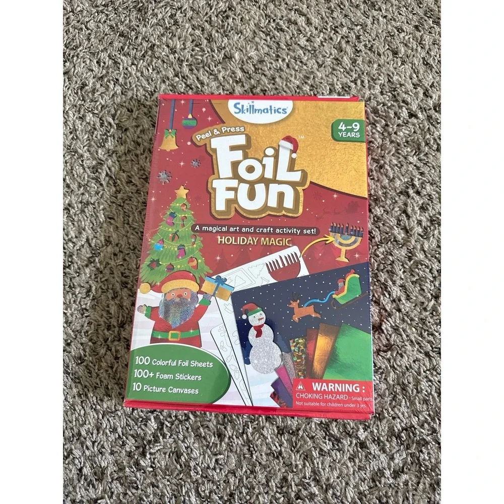NWT Skillmatics‎ Peel & Press Foil Fun Holiday Magic